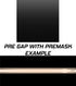 Dual 12" Racing Stripes & Skirts Self Healing Vinyl fits BMW M3 2014 to 2019