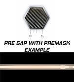 Dual Racing Stripes [3x] 1" , 2", 12" x 68" Self Healing Vinyl Fits All Vehicles