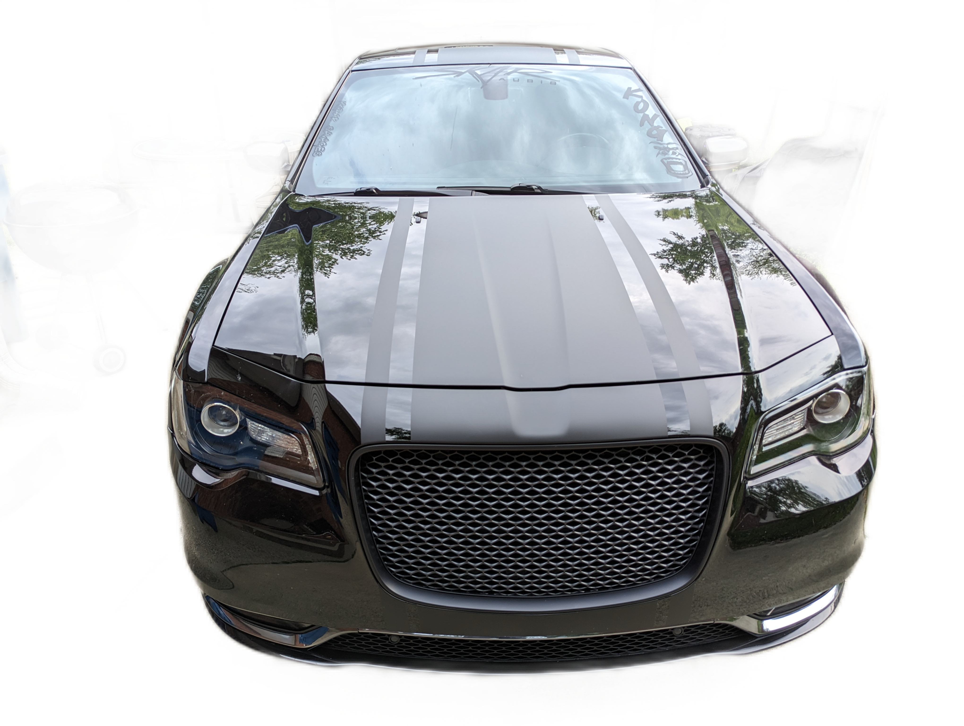 20" Racing Stripes with pins Self Healing Vinyl fits Chrysler 300 2011 - 23