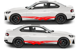 Rocker Panel Livery Self Healing Vinyl Side Graphics #003 fits All 2 Door Cars