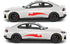Rocker Panel Livery Self Healing Vinyl Side Graphics #005 fits All 2 Door Cars