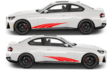 Rocker Panel Livery Self Healing Vinyl Side Graphics #002 fits All 2 Door Cars