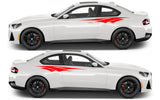 Rocker Panel Livery Self Healing Vinyl Side Graphics #012 fits All 2 Door Cars