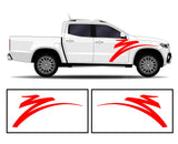 Rocker Panel Livery Self Healing Vinyl Side Graphics #006 fits All Trucks 4 x4 Suvs