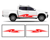 Rocker Panel Livery Self Healing Vinyl Side Graphics #008 fits All Trucks 4 x4 Suvs