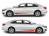 Rocker Panel Livery Self Healing Vinyl Side Graphics #002 fits All 4 Door Cars