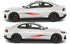 Rocker Panel Livery Self Healing Vinyl Side Graphics #006 fits All 2 Door Cars
