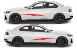 Rocker Panel Livery Self Healing Vinyl Side Graphics #006 fits All 2 Door Cars