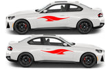 Rocker Panel Livery Self Healing Vinyl Side Graphics #007 fits All 2 Door Cars