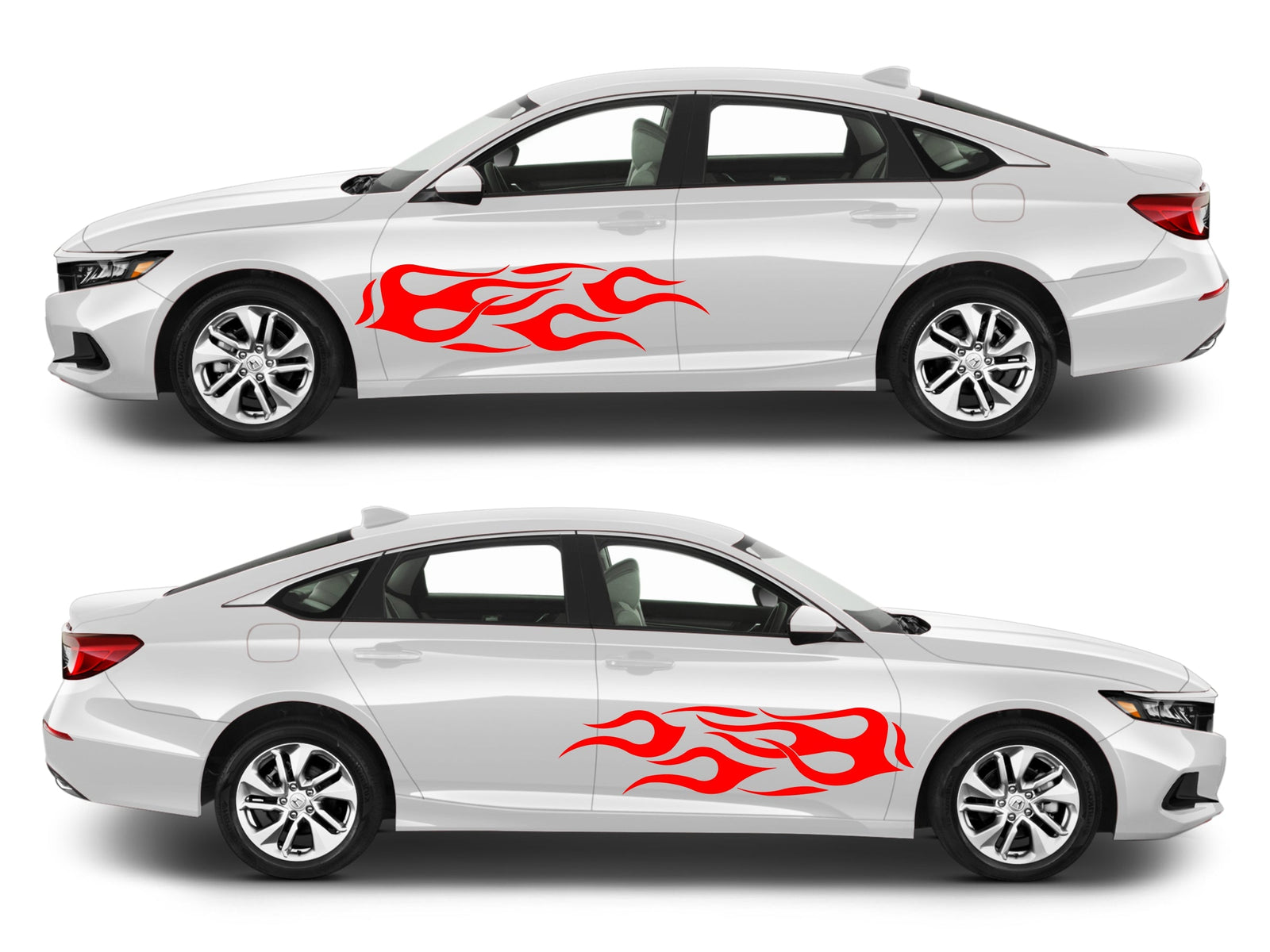 Rocker Panel Livery Self Healing Vinyl Side Graphics #008 fits All 4 Door Cars