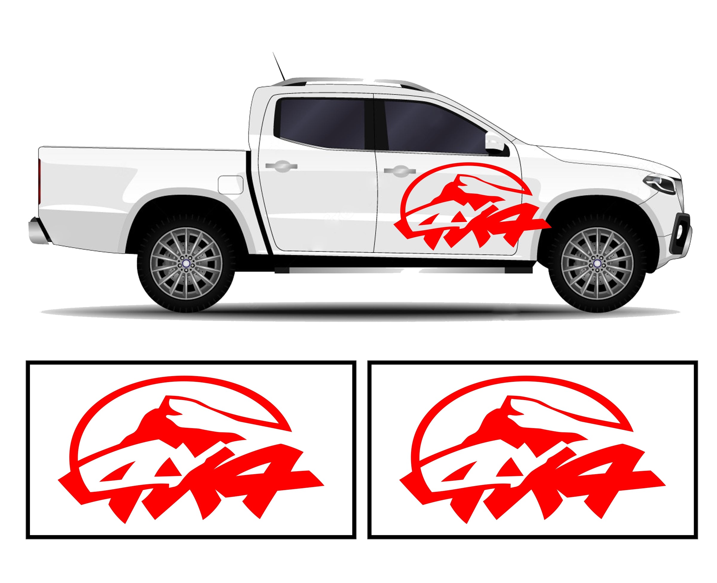 Rocker Panel Livery Self Healing Vinyl Side Graphics #014 fits  Fits All 4 Door Cars