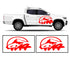 Rocker Panel Livery Self Healing Vinyl Side Graphics #014 fits  Fits All 4 Door Cars