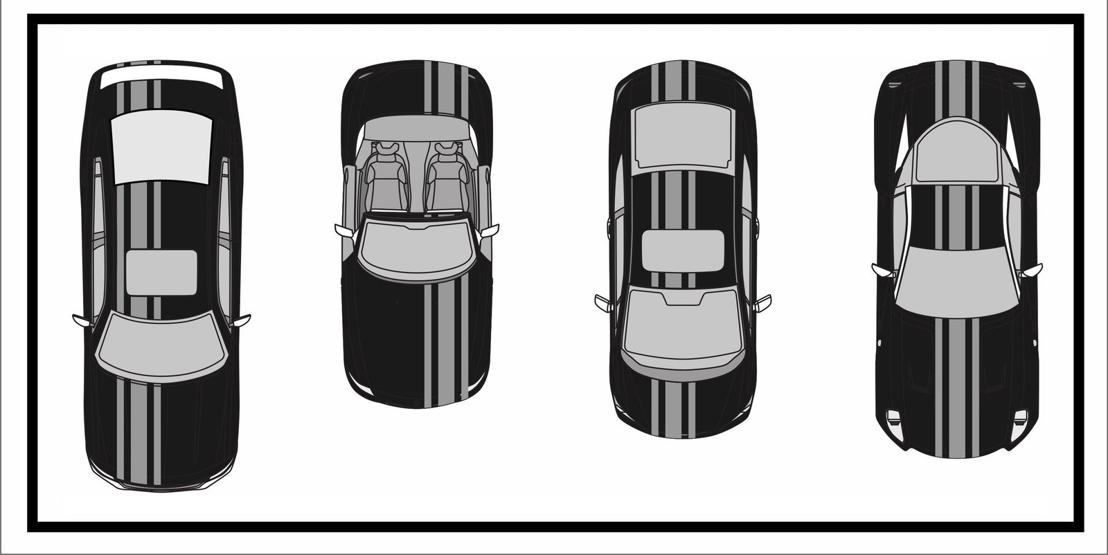 Racing Stripes & pinstripes [3x] 3