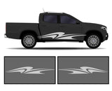 Rocker Panel Livery Self Healing Vinyl Side Graphics #008 fits All Trucks 4 x4 Suvs