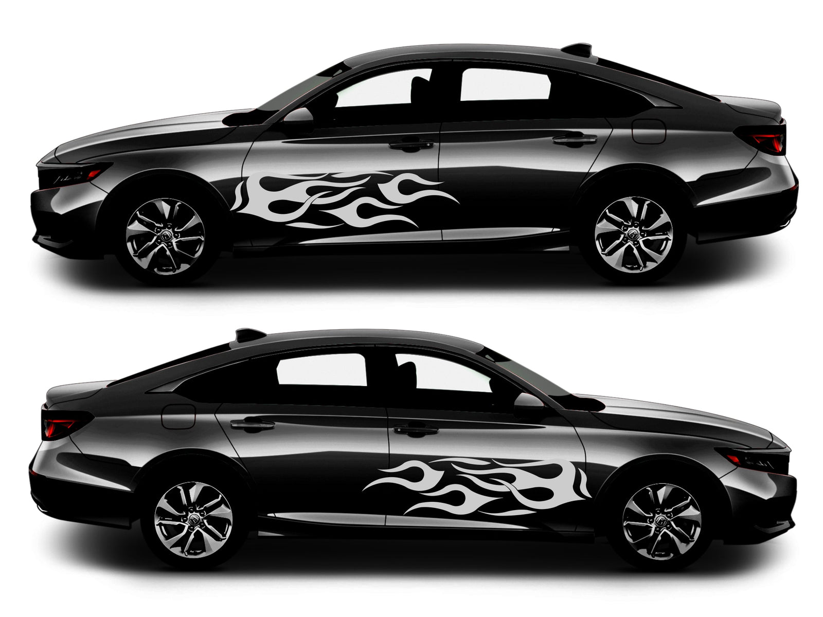 Rocker Panel Livery Self Healing Vinyl Side Graphics #008 fits All 4 Door Cars