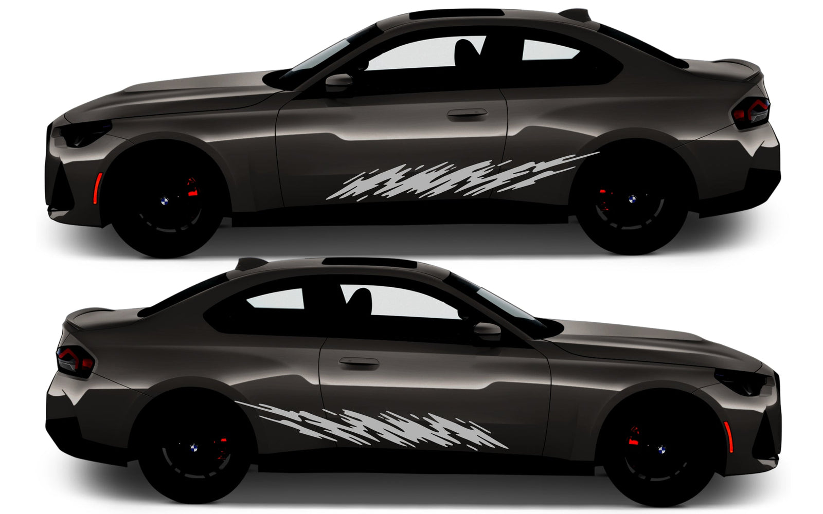 Rocker Panel Livery Self Healing Vinyl Side Graphics #011 fits All 2 Door Cars