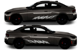 Rocker Panel Livery Self Healing Vinyl Side Graphics #011 fits All 2 Door Cars