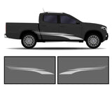 Rocker Panel Livery Self Healing Vinyl Side Graphics #012 fits All Trucks 4 x4 Suvs