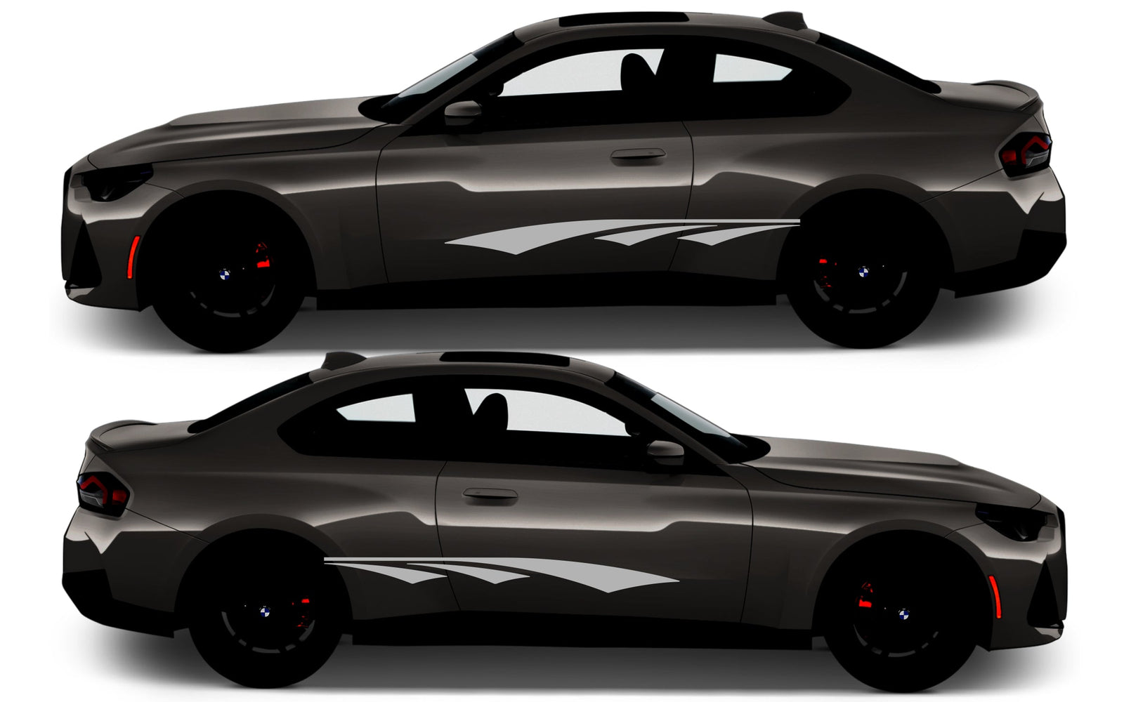 Rocker Panel Livery Self Healing Vinyl Side Graphics #014 fits All 2 Door Cars