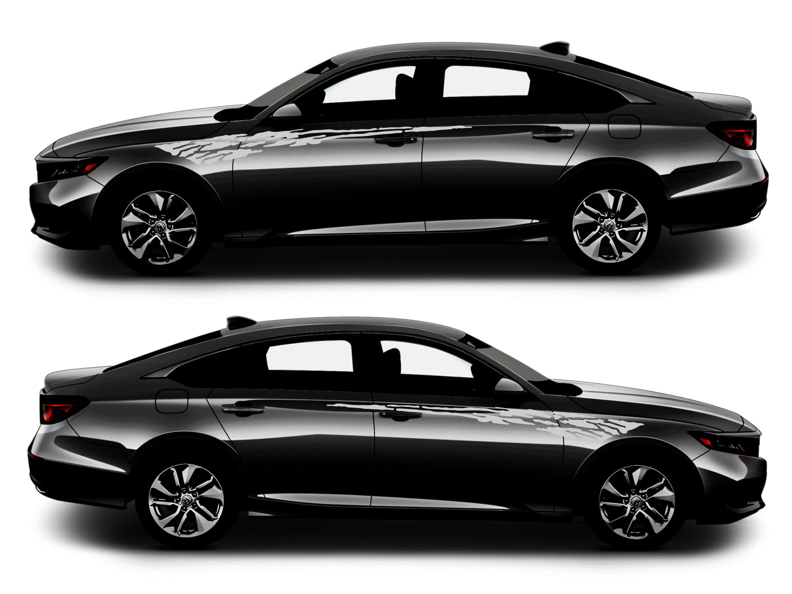 Rocker Panel Livery Self Healing Vinyl Side Graphics #015 fits All 4 Door Cars