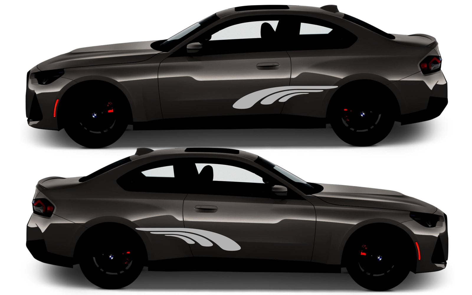 Rocker Panel Livery Self Healing Vinyl Side Graphics #009 fits All 2 Door Cars