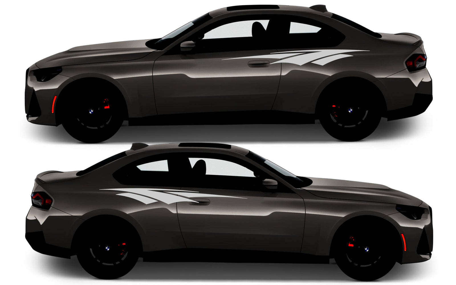 Rocker Panel Livery Self Healing Vinyl Side Graphics #012 fits All 2 Door Cars