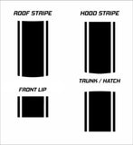 20" Racing Stripes w/pins Self Healing Vinyl fits Honda CR-Z 2010 to 2016
