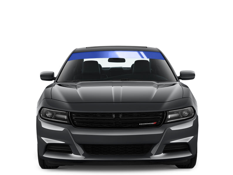 Premium Sun Visor Strip - Self-Healing Vinyl Windshield Blocker