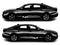 Rocker Panel Livery Self Healing Vinyl Side Graphics #012 fits All 4 Door Cars