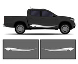 Rocker Panel Livery Self Healing Vinyl Side Graphics #001 fits All Trucks 4 x4 Suvs