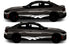 Rocker Panel Livery Self Healing Vinyl Side Graphics #003 fits All 2 Door Cars