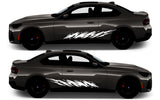 Rocker Panel Livery Self Healing Vinyl Side Graphics #011 fits All 2 Door Cars