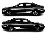 Rocker Panel Livery Self Healing Vinyl Side Graphics #005 fits All 4 Door Cars