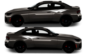 Rocker Panel Livery Self Healing Vinyl Side Graphics #012 fits All 2 Door Cars