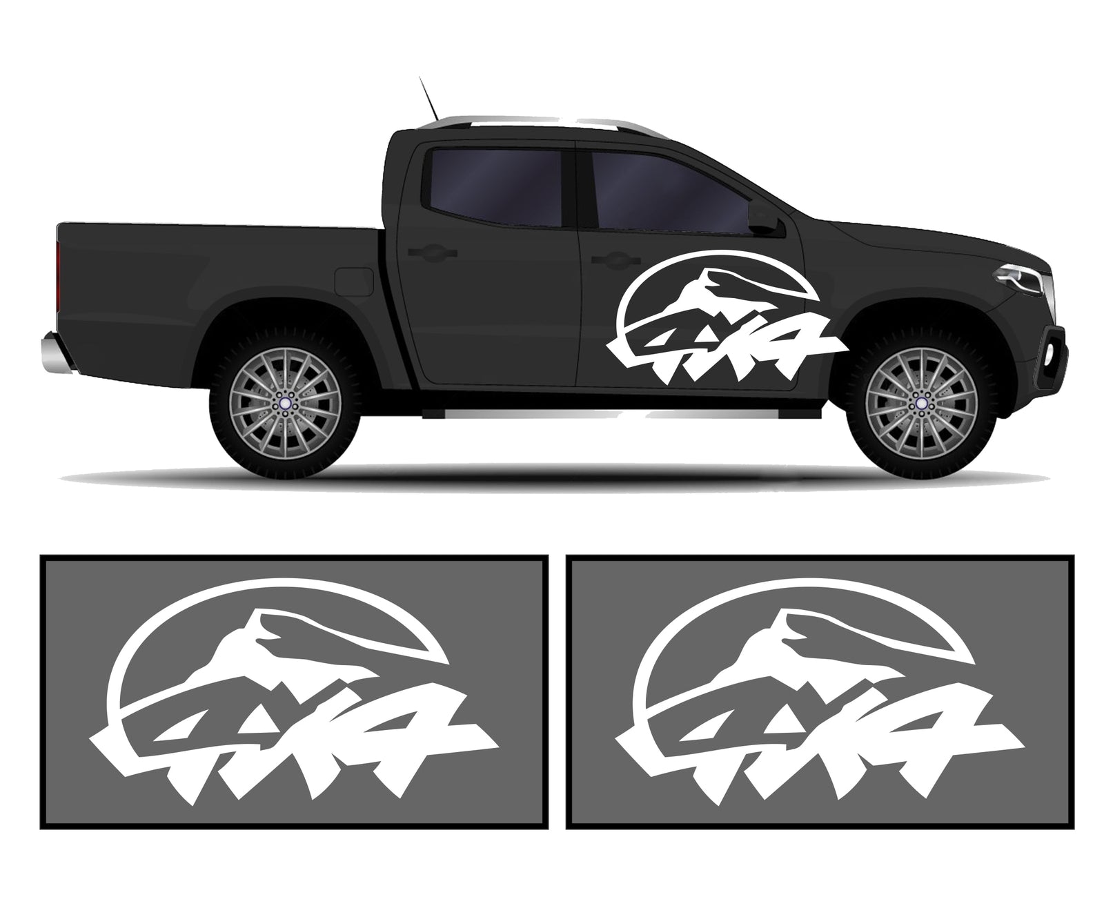 Rocker Panel Livery Self Healing Vinyl Side Graphics #014 fits  Fits All 4 Door Cars