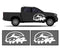 Rocker Panel Livery Self Healing Vinyl Side Graphics #014 fits  Fits All 4 Door Cars