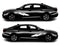 Rocker Panel Livery Self Healing Vinyl Side Graphics #001 fits All 4 Door Cars
