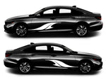 Rocker Panel Livery Self Healing Vinyl Side Graphics #010 fits All 4 Door Cars