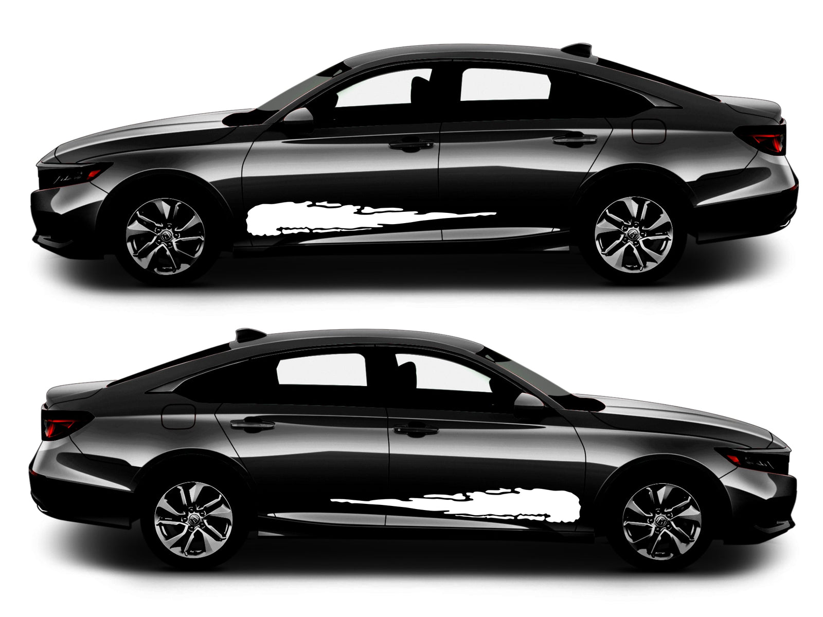 Rocker Panel Livery Self Healing Vinyl Side Graphics #007 fits All 4 Door Cars