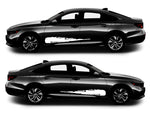 Rocker Panel Livery Self Healing Vinyl Side Graphics #007 fits All 4 Door Cars