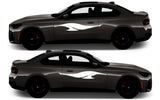 Rocker Panel Livery Self Healing Vinyl Side Graphics #007 fits All 2 Door Cars