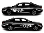Rocker Panel Livery Self Healing Vinyl Side Graphics #008 fits All 4 Door Cars