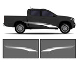 Rocker Panel Livery Self Healing Vinyl Side Graphics #012 fits All Trucks 4 x4 Suvs