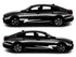 Rocker Panel Livery Self Healing Vinyl Side Graphics #009 fits All 4 Door Cars