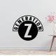Generation Z Removable Vinyl Decal for Interior Walls