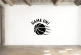 Game On! - Basketball Sports Wall Decal Vinyl Sticker Removable