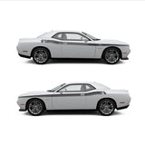 Double Stripes RT Lettering Vinyl Livery Kit Fits Dodge Challenger 2015 - 2023