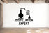 Distillation Expert - Funny Chemistry Wall Decal Vinyl Sticker Removable