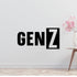 Gen Z Removable Vinyl Decal for Interior Walls