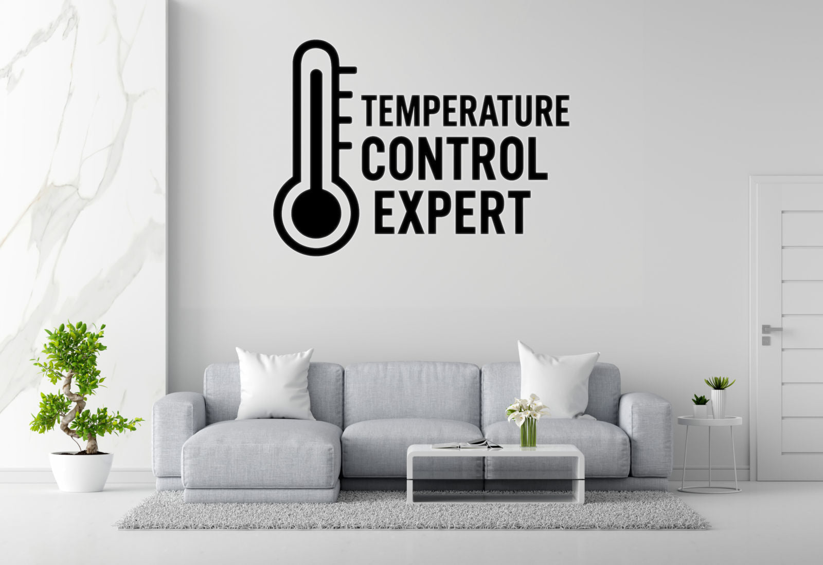 Temperature Control Expert - Funny Chemistry Wall Decal Vinyl Sticker Removable